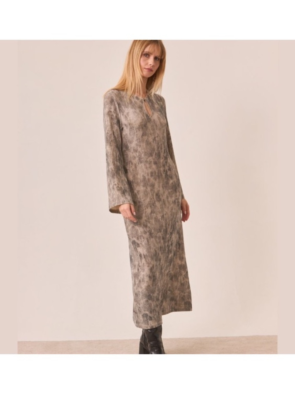 NWT Nekane NKN Lurex Tie Dye Effect Maxi Dress